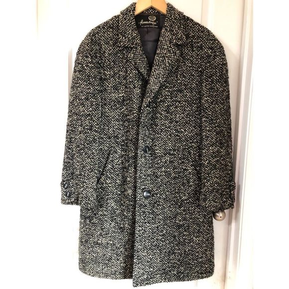 VTG C&A Formtreu Wool & Camel Hair Winter Coat - Picture 1 of 11